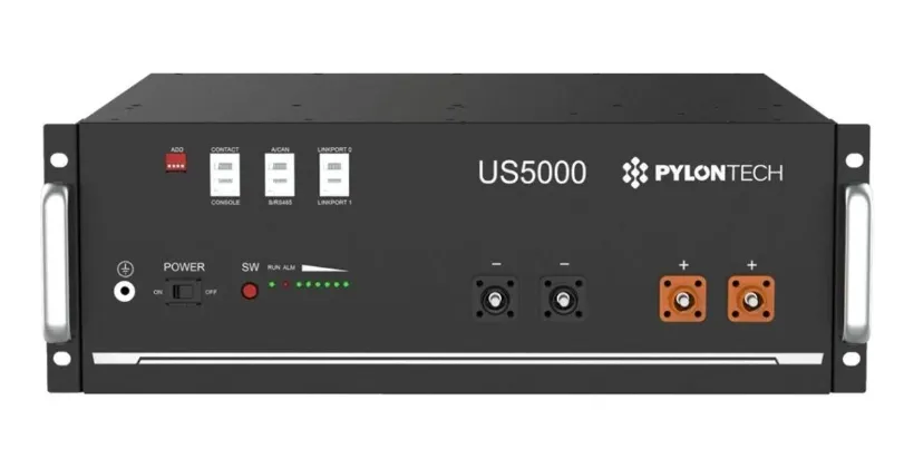 Batería de Litio LFP Bajo Voltaje, 4.8kWh a 48V & 100Ah con BMS incluido