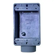 ANCLO CAJA RECTANGULAR CUADRALET METALICO FORMA FS DE 25 MM (1'')