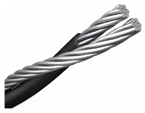 CABLE NEUTRANEL 1+1 CAL 6 NEUTRO AAC ALUMINIO 