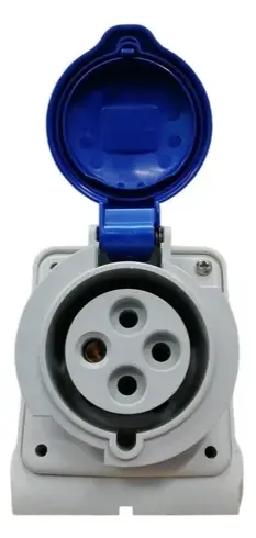  BASE MURAL 3P+T 220V 32A 9H AZUL