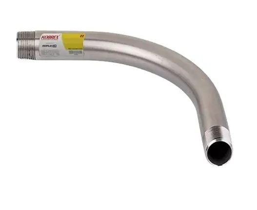 Codo galvanizado pared gruesa de 3/4'' Kobrex 