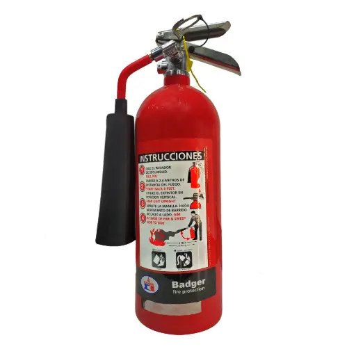 [EXTINTOR] EXTINTOR CILINDRO DE LAMINA DE PQS ROJO 4.5 KG